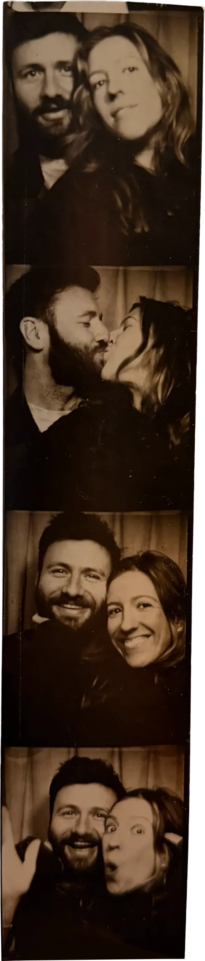 The two of us in a photo booth